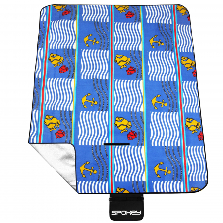 Paturi - Patura picnic impermeabila 150x180 cm Spokey Picnic Amber, captusita cu aluminiu