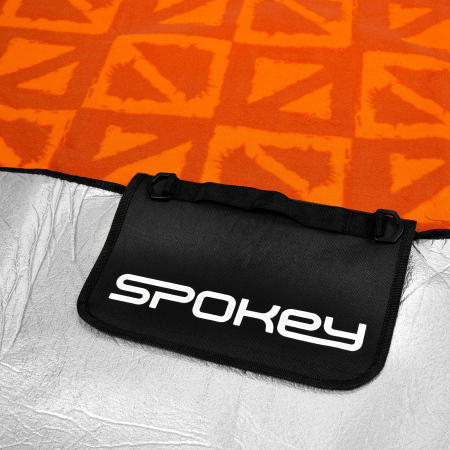 Patura picnic impermeabila 150x180 cm Spokey Picnic Apricot, captusita cu aluminiu [3]