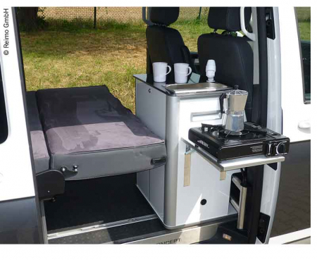 Piesa REIMO Easy-Kitchen pentru VW T6/T5 & MB Vito - instalare pe dreapta - alb lucios [2]