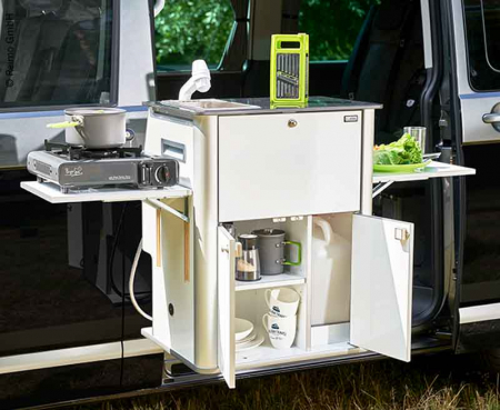 Volkswagen - Piesa REIMO Easy-Kitchen pentru VW T6/T5 & MB Vito - montaj pe stanga - alb lucios