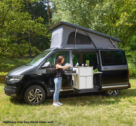 Volkswagen - Piesa REIMO Easy-Kitchen pentru VW T6/T5 - montare pe dreapta - argintiu lucios