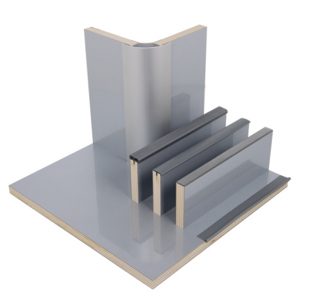 Mobilier - Placa de mobilier argintiu lucios - laminat HPL