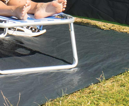 Copertina in saculet-caseta-accesorii - Prelată la sol pentru pavilionul SAMOS - protecție împotriva murdăriei și umezelii
