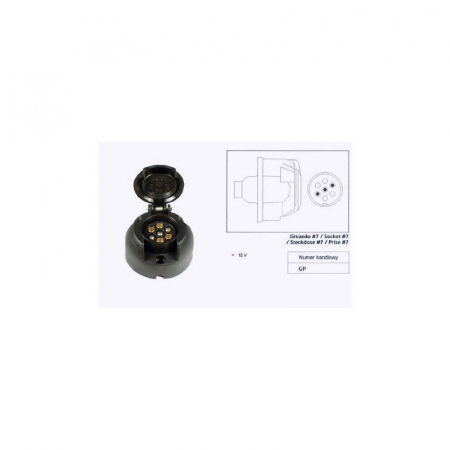 Priza Electrica Remorca 12V / 7 Pini [2]