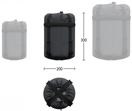 Sac de dormit Hannah Sherpa 160 MT-P, extrem -16 °C, fermoar dreapta [2]
