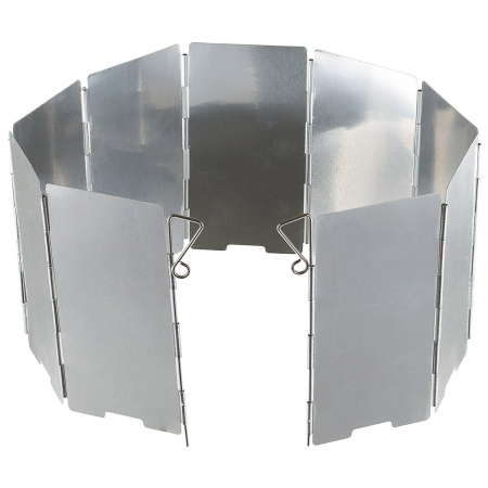 Arzatoare portabile - Scut pliabil pentru aragaz camping Fox Outdoor Windscreen, 65 x 13 cm, cu husa