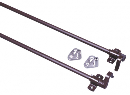 Mobilier - Set de tije rotative Push-Lock maro