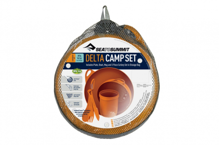 Set vesela camping 6 piese Sea To Summit Delta Camp Set, orange [1]