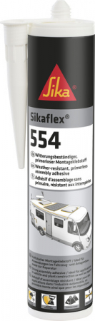 Adezivi si sigilanti - Sika 554 alb, adeziv si sigilant pentru exterior