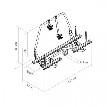Suport de biciclete Thule Superb, 57 cm [2]