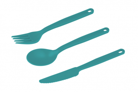 Tacamuri camping - drumetie Sea To Summit Charcoal - set 3 bucati cu carabina, pacific blue [2]