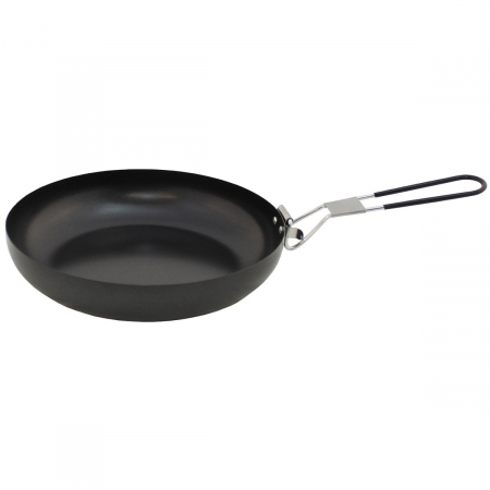 Tigaie din otel non-aderent cu maner pliabil, 24 x 5 cm, 460 g Fox Outdoor [2]