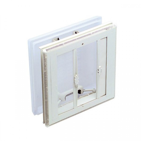 Trapa 40x40 cu plasa tantari si jaluzea termica