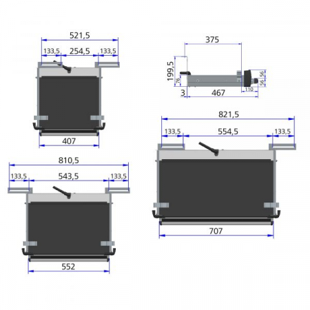 Treapta G2 12V VW Crafter, 550mm [1]