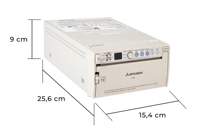 VIDEO IMPRIMANTA MEDICALA , MITSUBISHI P 93E, ALB/NEGRU, ANALOGICA [3]