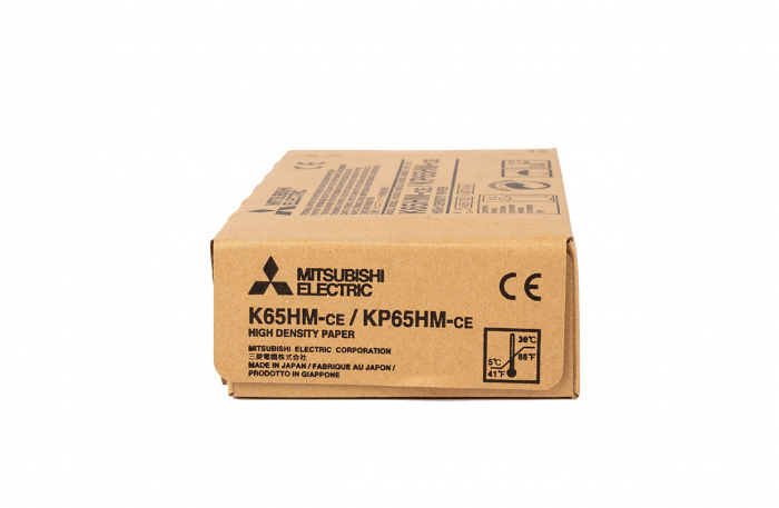 HARTIE  TERMICA PENTRU VIDEO IMPRIMANTE, ALB/NEGRU, MITSUBISHI K-65HM ,CALITATE MEDIE [3]