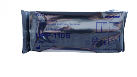 IMPRIMANTE MEDICALE SI HARTIE - HARTIE  TERMICA PENTRU VIDEO IMPRIMANTE, ALB/NEGRU, SONY UPP-110S, CALITATE STANDARD