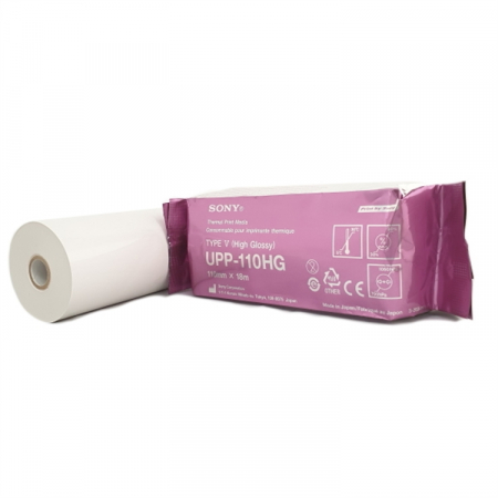 HARTIE TERMICA PENTRU VIDEO IMPRIMANTE, ALB/NEGRU, SONY UPP-110HG, DE CEA MAI INALTA CALITATE [2]