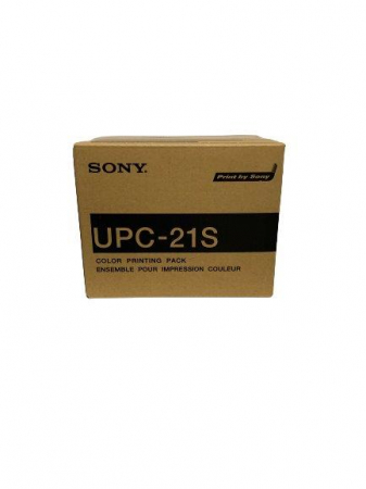 PACHET  DE IMPRIMARE COLOR ,HARTIE SI FOAIE  CERNEALA  , SONY UPC 21S    , FORMAT S [2]