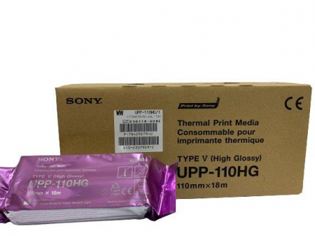 HARTIE TERMICA PENTRU VIDEO IMPRIMANTE, ALB/NEGRU, SONY UPP-110HG, DE CEA MAI INALTA CALITATE [4]