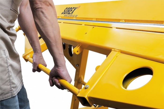 Abkant manual latime lucru 2m / 1,00 mm ZRS 2160 Sorex [2]