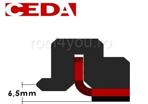 ADAPTER CL06 pentru atașarea CLAMPINE pe acoperișuri acoperite cu foi de panou [2]