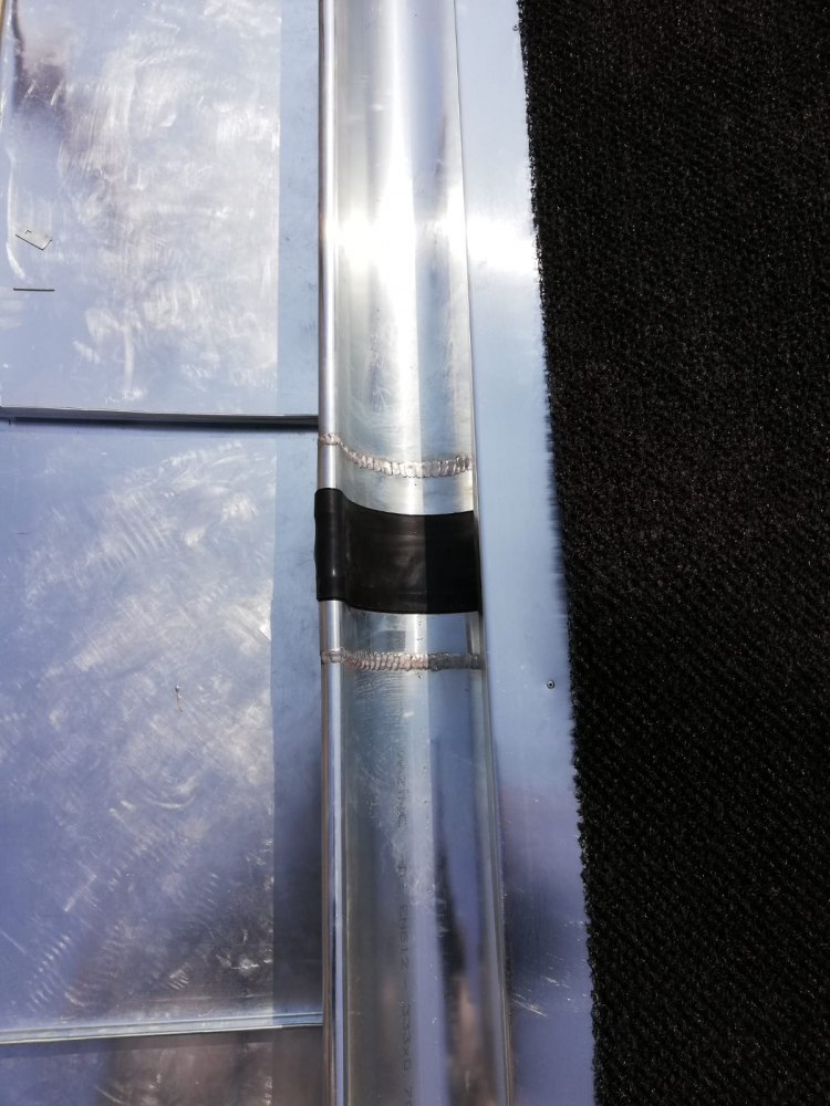 Banda de dilatare jgheab titan zinc natural 0.7 mm latime 260mm x 3m lungime VMZINC [2]
