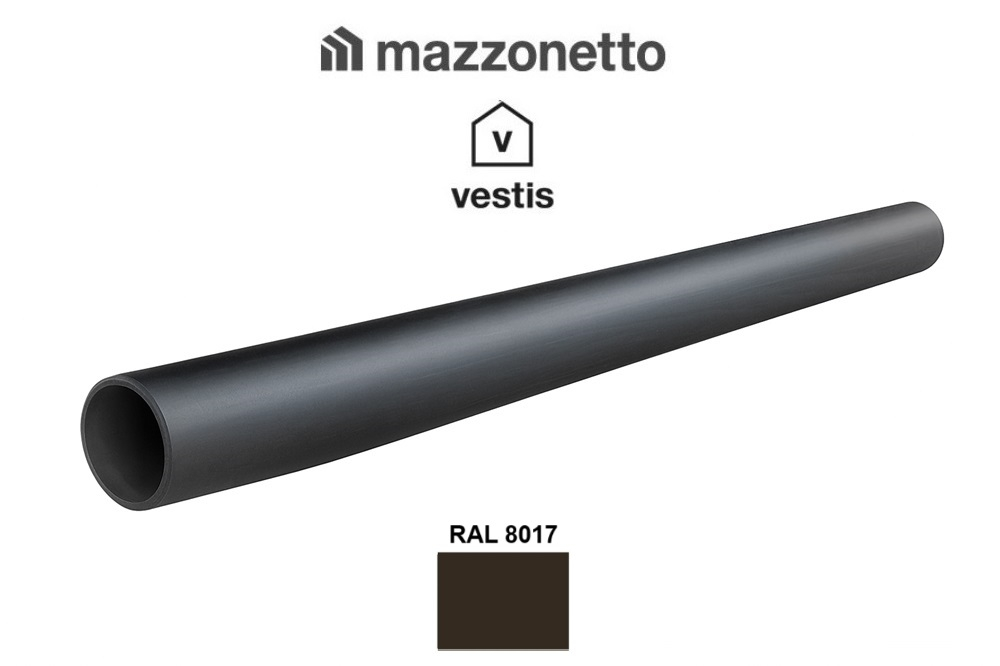 Bara parazapada din aluminiu, Ø28 mm, L=3 m, RAL Copper [1]