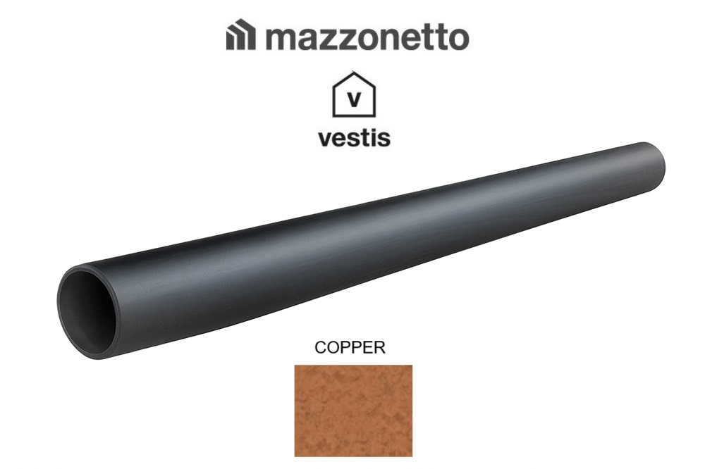 Bara parazapada din aluminiu, Ø28 mm, L=3 m, RAL Copper [1]