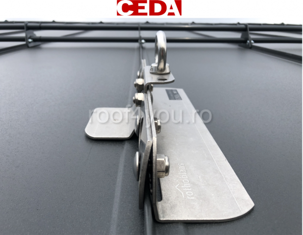 Sistem de ancorare din otel inoxidabil pentru tabla faltuita , cu fixare simpla, CEDA [4]