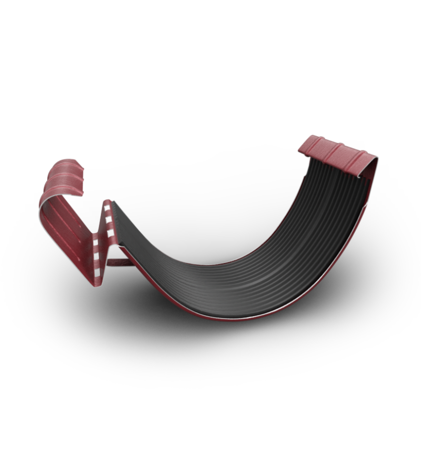 Bratara jgheab, BEL PROFILE, Ø150/90, finisaj "MagneZinc", RAL Natur [1]