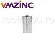 Burlan rectangular 100x100mm titan zinc natural Vmzinc 2ml [2]