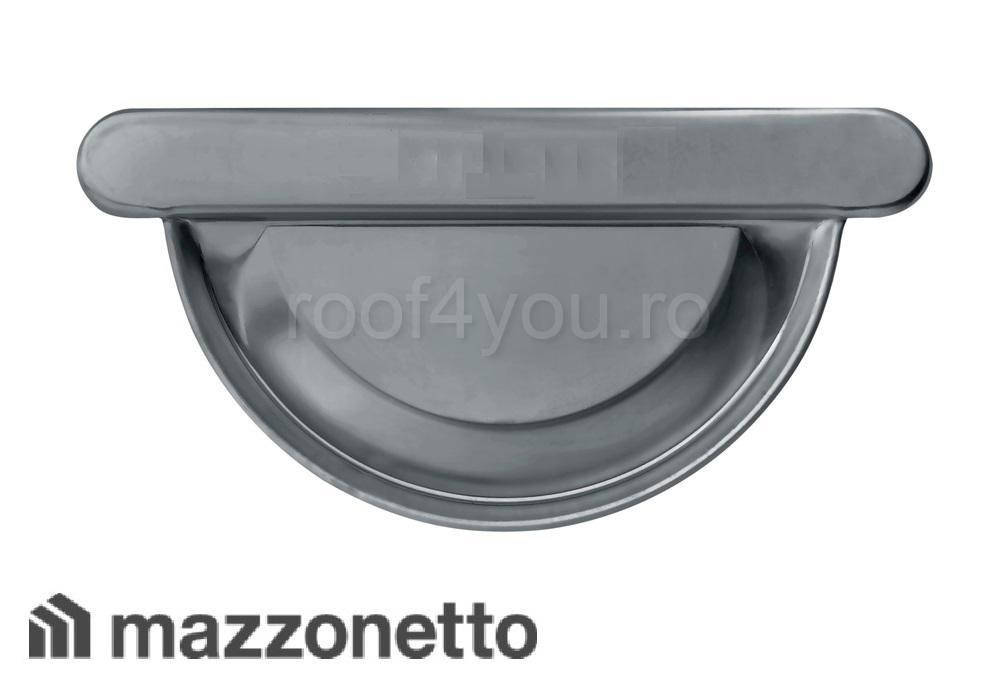 Capac jgheab semicircular Ø125 din tabla zincata [1]