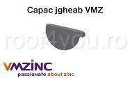 Capac jgheab semicircular dreapta Ø150 titan zinc natural VMZINC [1]