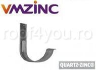 Carlig jgheab semicircular Ø125 titan zinc Quartz Vmzinc [1]