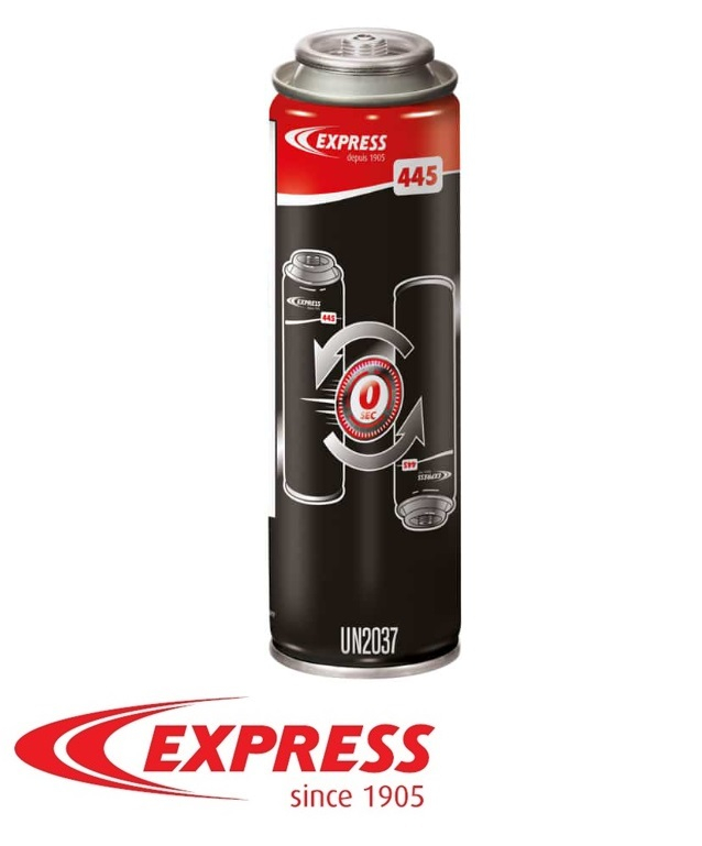 Cartuș gaz EXPRESS 445 – amestec Pentan + Butan + Propan, 60 g [1]