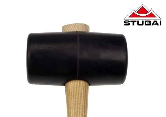 Ciocan de cauciuc cu maner de lemn [2]