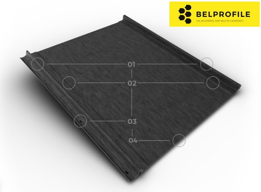 Click Flat, Stone Gray, finisaj Printech, 0.5 mm [1]