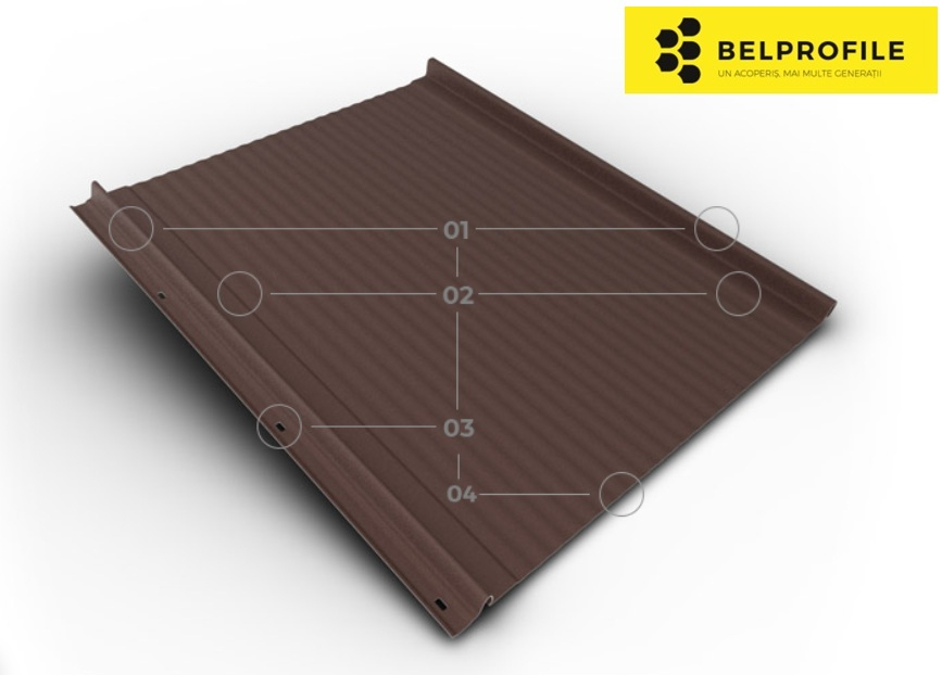 Click  Waves, RAL 8019, finisaj SandShape, 0.5 mm [1]