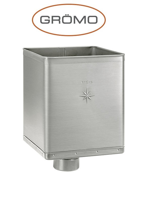Colector terasa DESIGN Ø80, Titan Zinc Quartz [1]