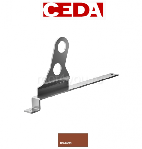 Consola parazapada dubla din otel prevopsit pentru tigla metalica, 370/35 mm [1]