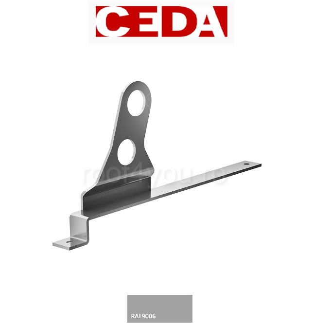 Consola parazapada dubla din otel prevopsit pentru tigla metalica, 330/30 mm [1]