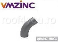 Cot burlan circular Ø100 titan zinc Quartz Vmzinc [2]