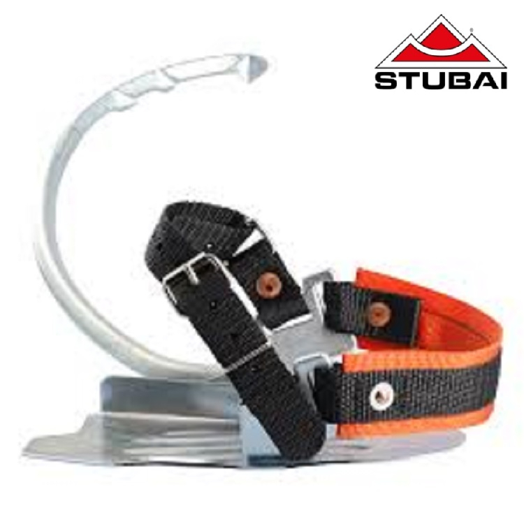 Crampoane de catarare pe stalpi cu curea textila si carlige 300 mm [3]