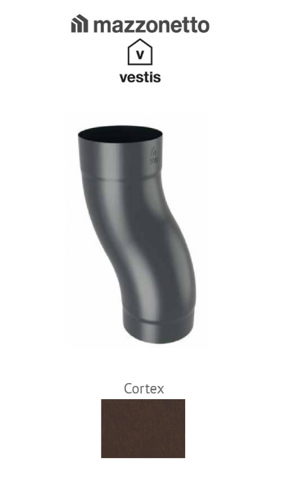 Curba S Ø80, Aluminiu Mazzonetto Vestis, RAL CORTEX [1]