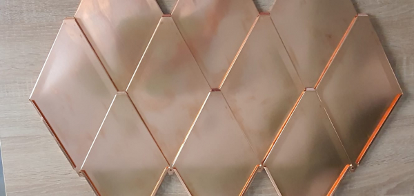 ECO-R line - solzi metalici din cupru model romboidali, 40buc/mp [8]