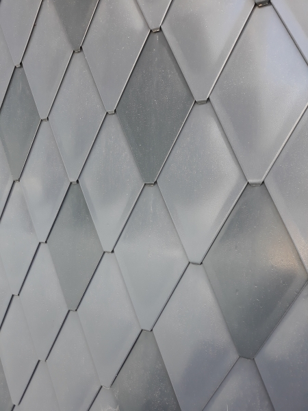 ECO-R line - solzi metalici din titan zinc Anthra model romboidali, 40buc/mp [2]