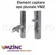 Deversor cu clapeta Ø100 titan zinc Quartz VMZINC [2]