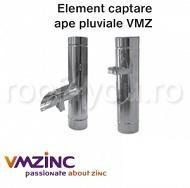 Deversor cu clapeta Ø100 titan zinc natural VMZINC [2]