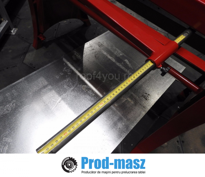 Ghilotina manuala pentru tabla 1500 mm / 1.2 mm GLT PROD-MASZ [4]